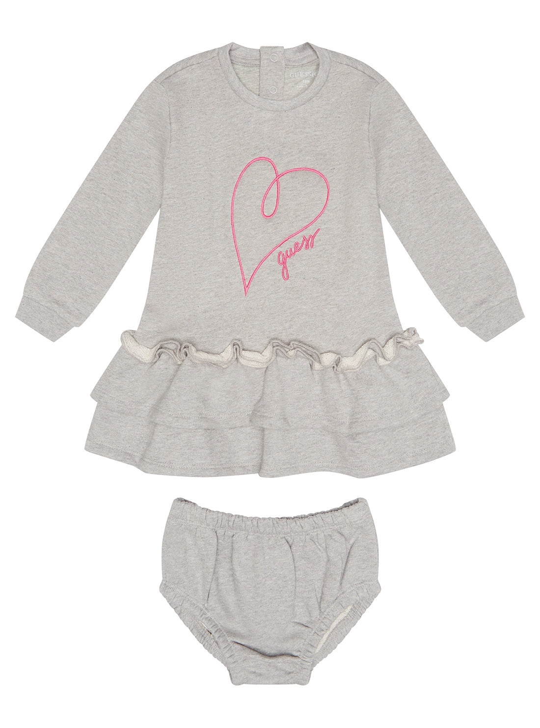 Grey Dress And Panties 2-Piece Set (3-18m)