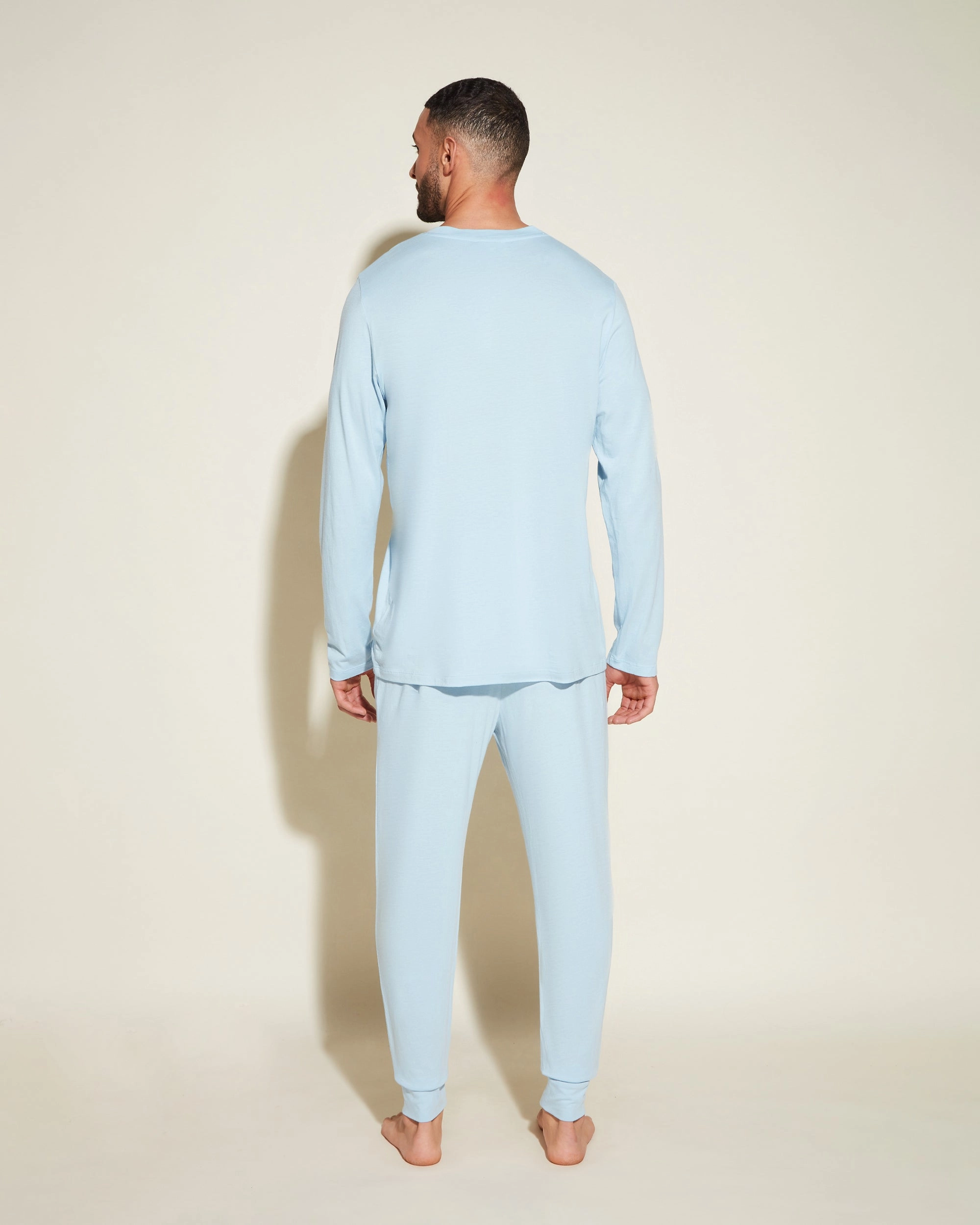 Henley & Jogger Pyjama-Set Für Männer
