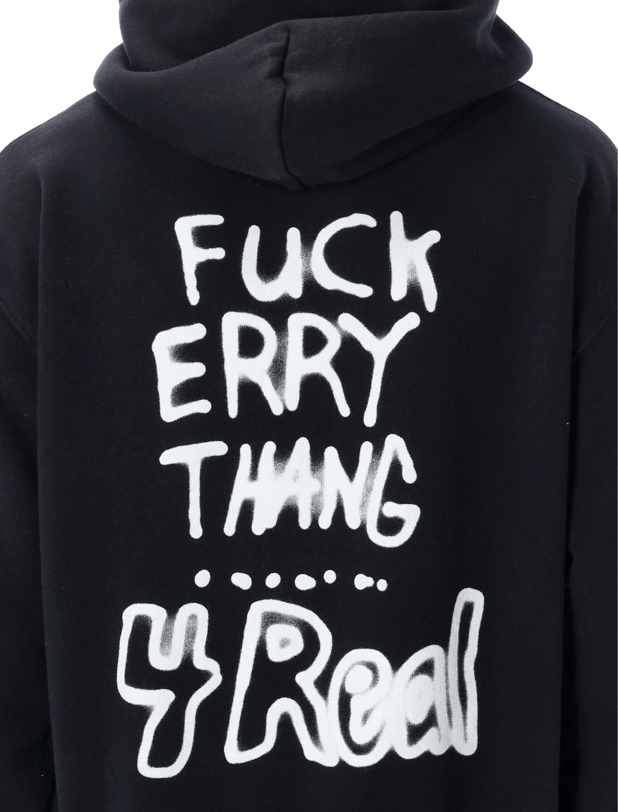 Heron Preston Logo Printed Drawstring Hoodie
