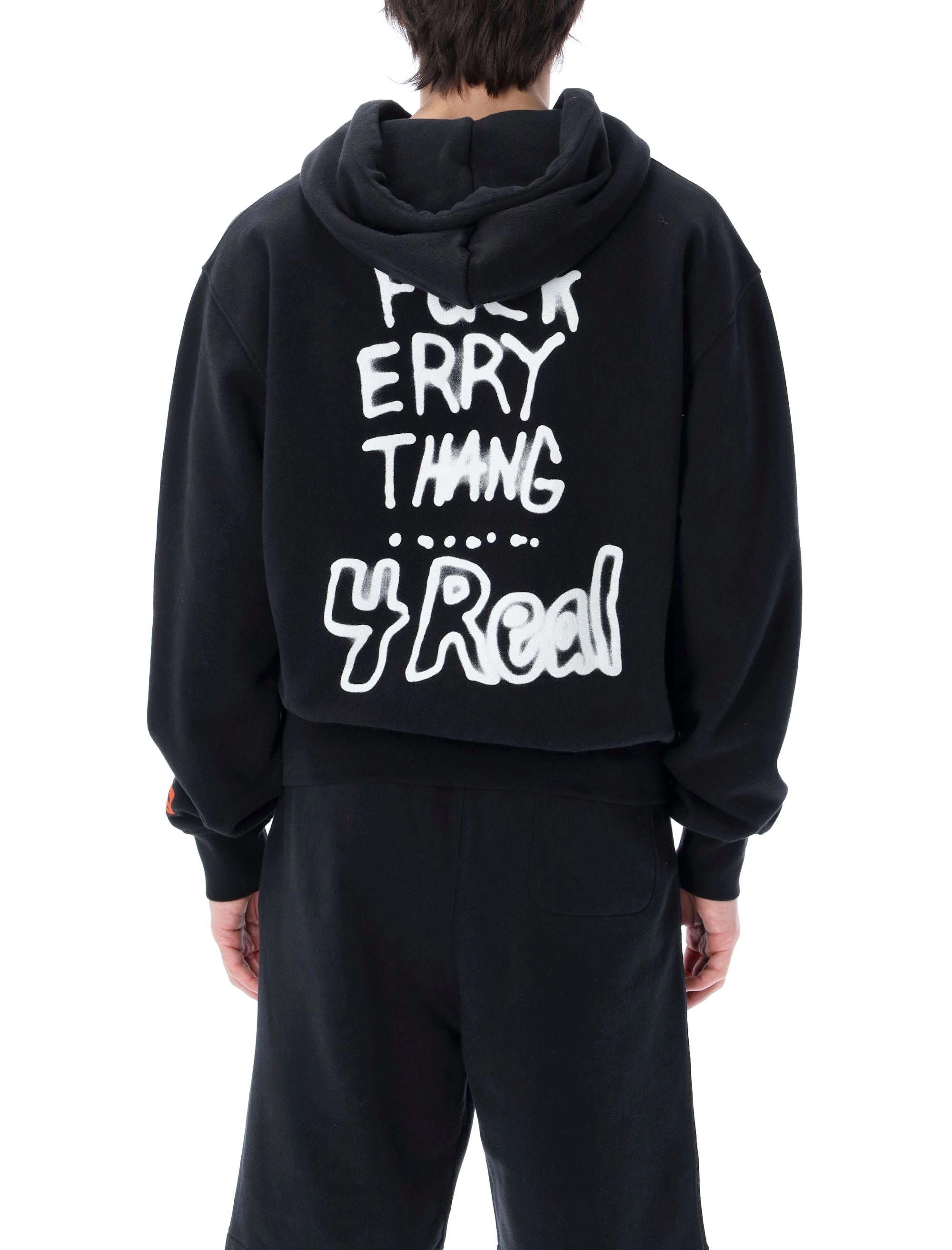 Heron Preston Logo Printed Drawstring Hoodie
