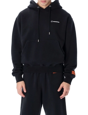 Heron Preston Logo Printed Drawstring Hoodie