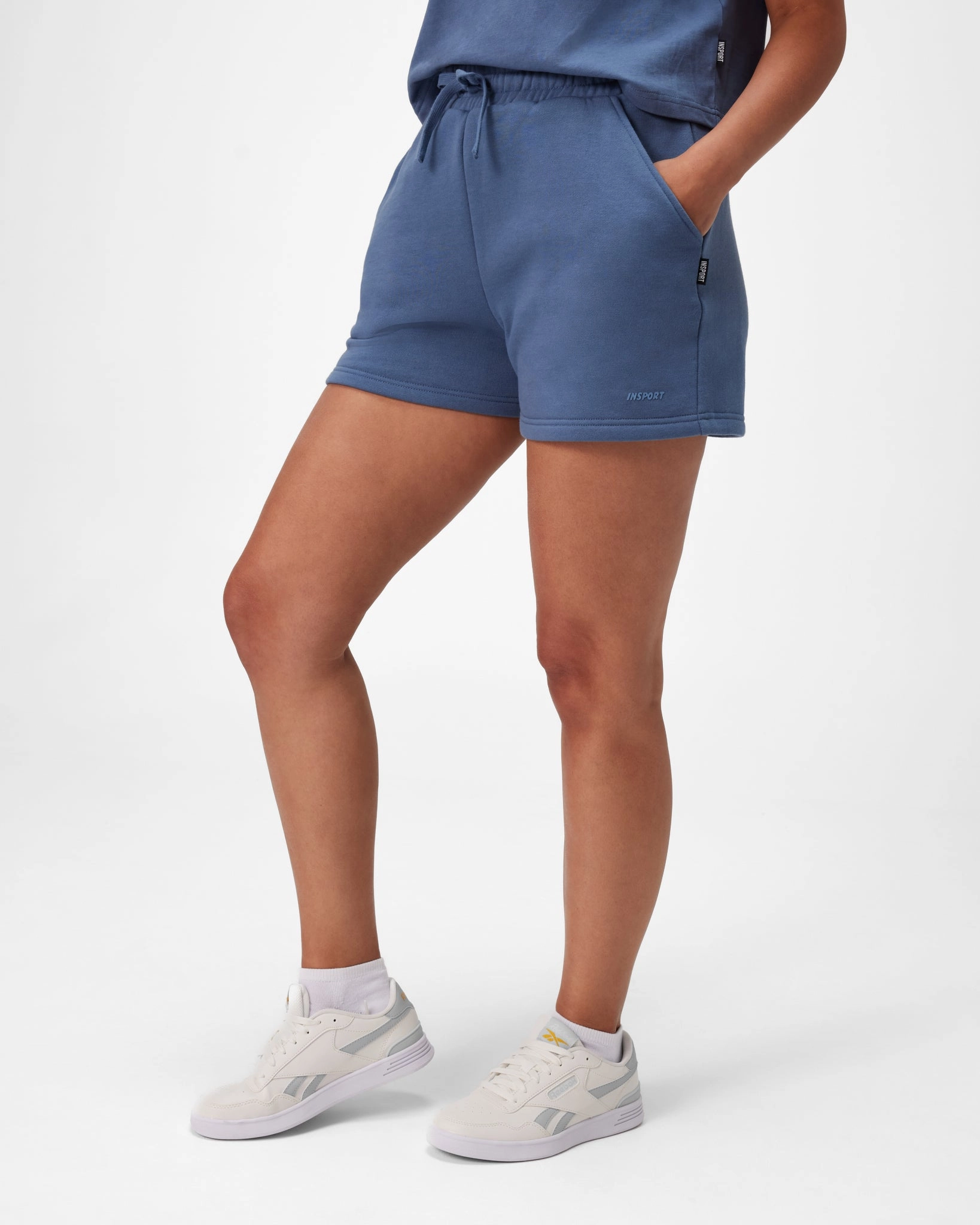 INSPORT WOMENS REMI FLEECE SHORT NAVY