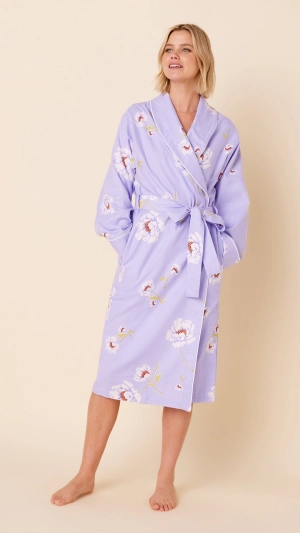 Isabella Shawl Collar Flannel Robe