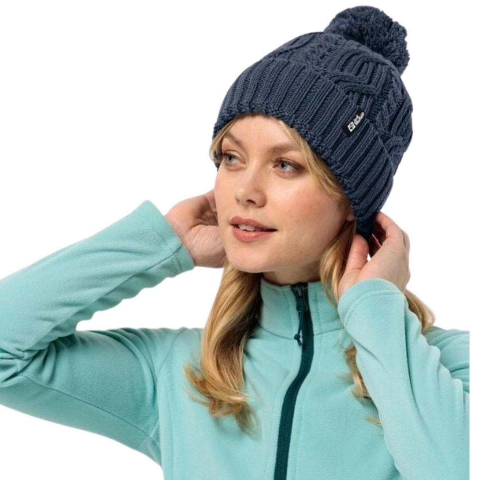 jack wolfskin Unisex Pompom Beanie