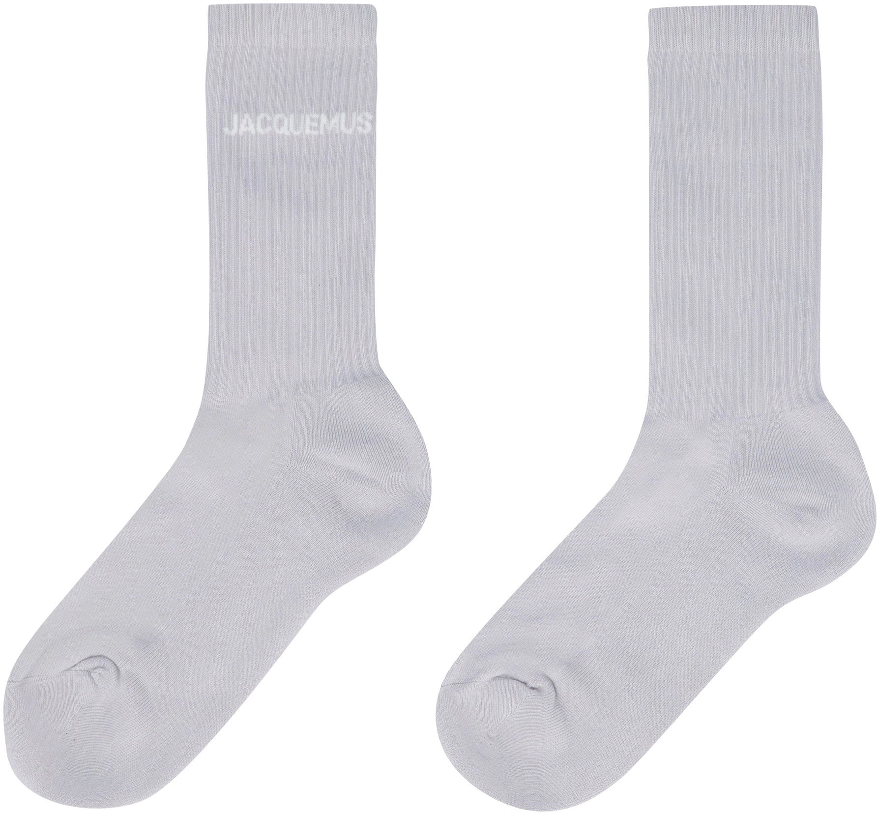 Jacquemus Logo Intarsia Knit Stretched Socks