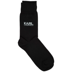 Karl Lagerfeld Logo Print High-Ankle Socks