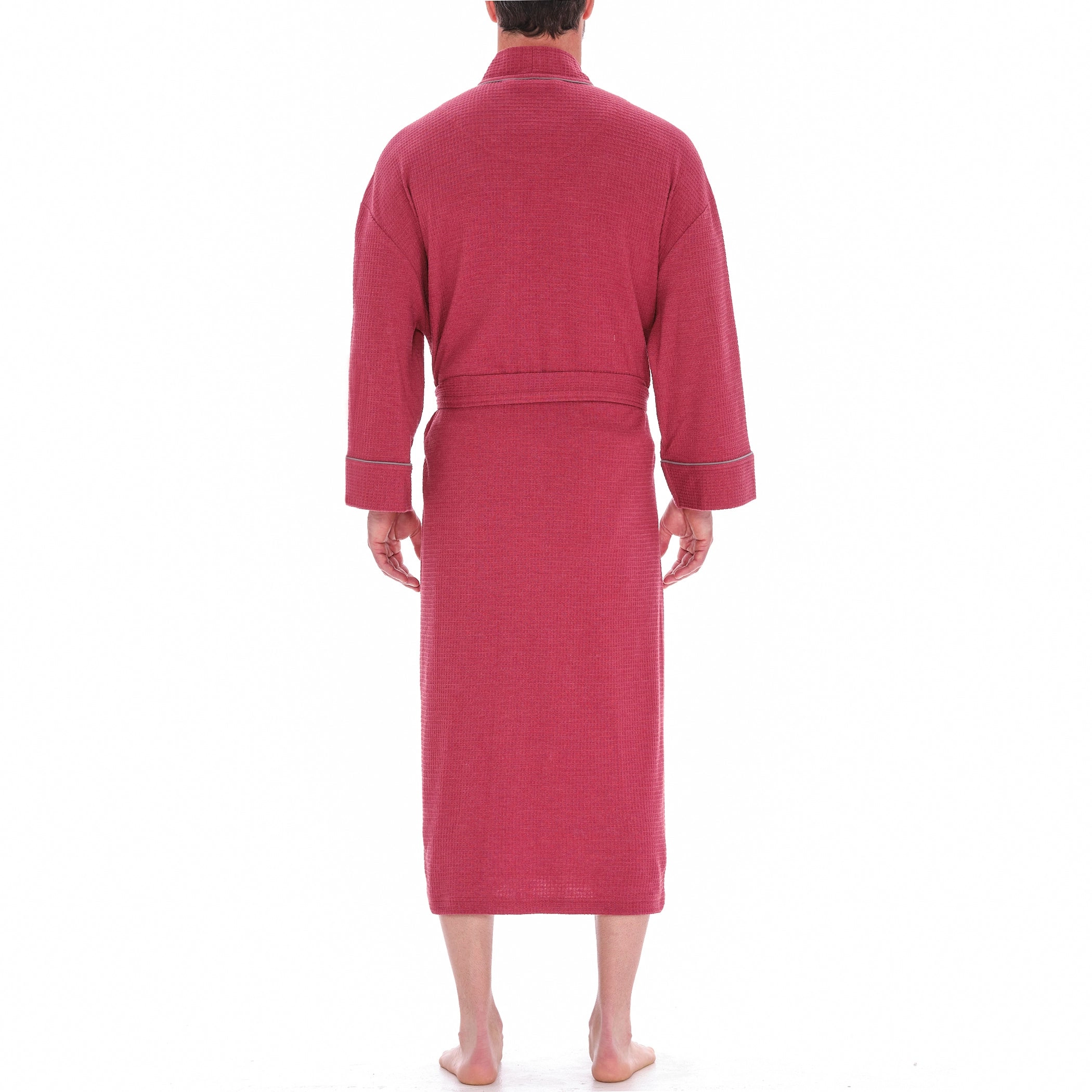 Knit Waffle Kimono Robe