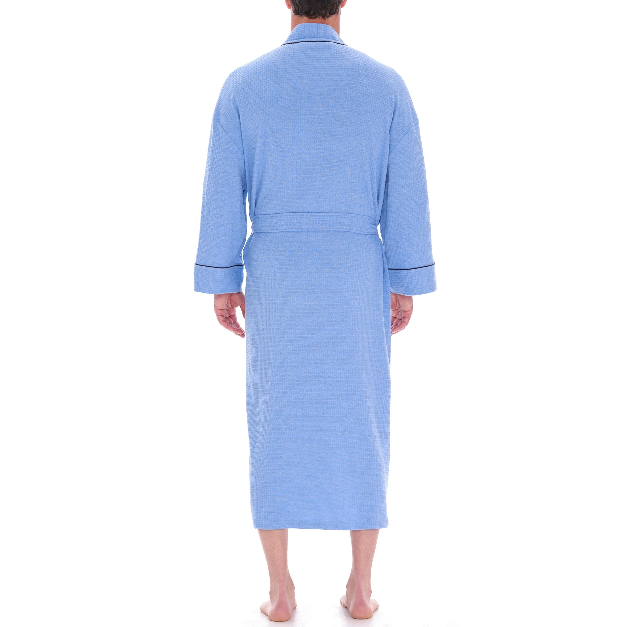 Knit Waffle Kimono Robe