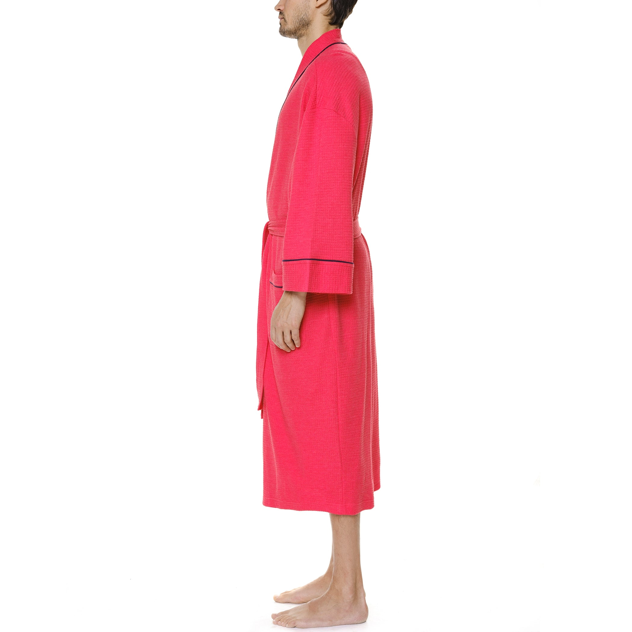 Knit Waffle Kimono Robe