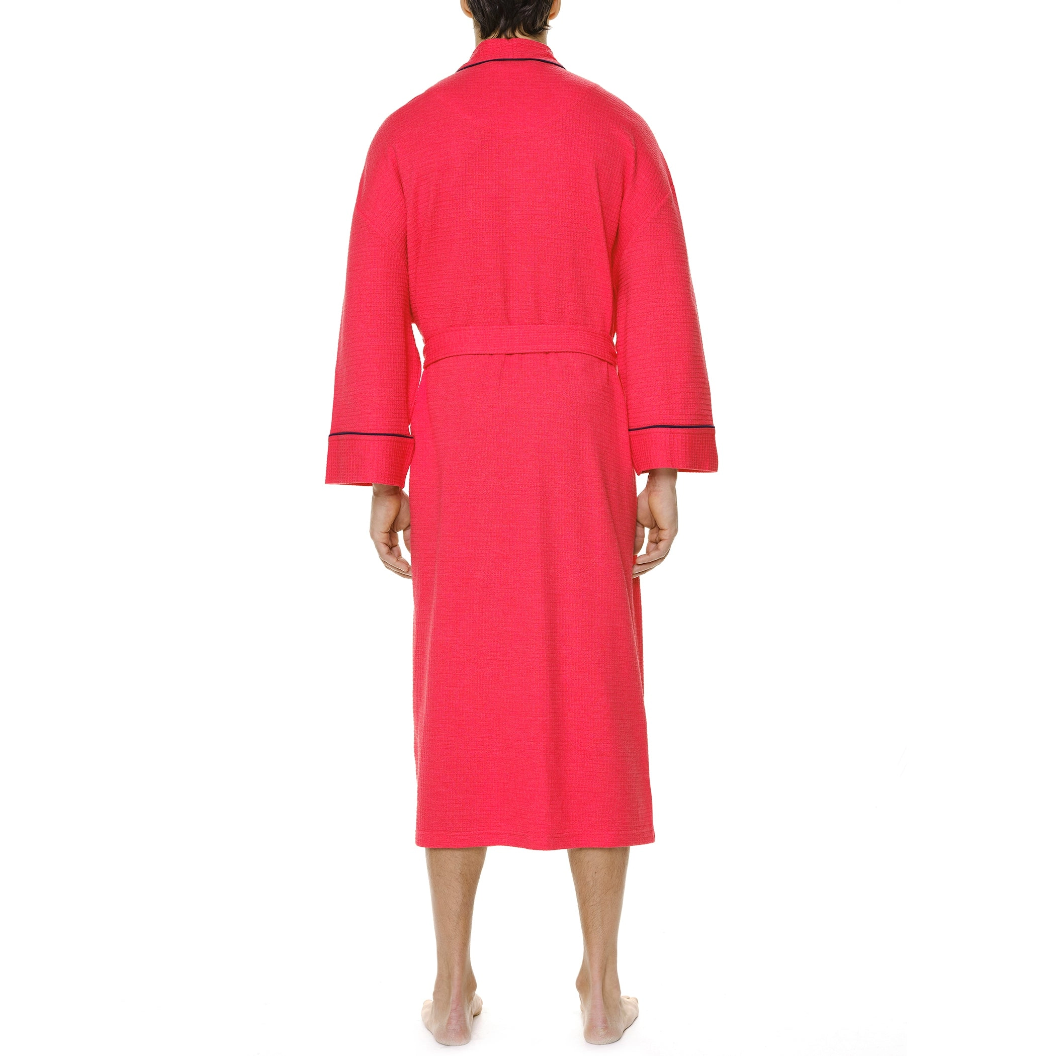 Knit Waffle Kimono Robe