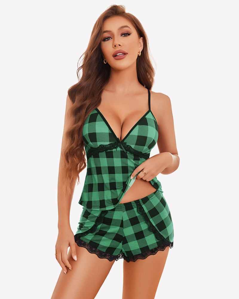 Leopard Pajamas Modal Cami Sleep Set