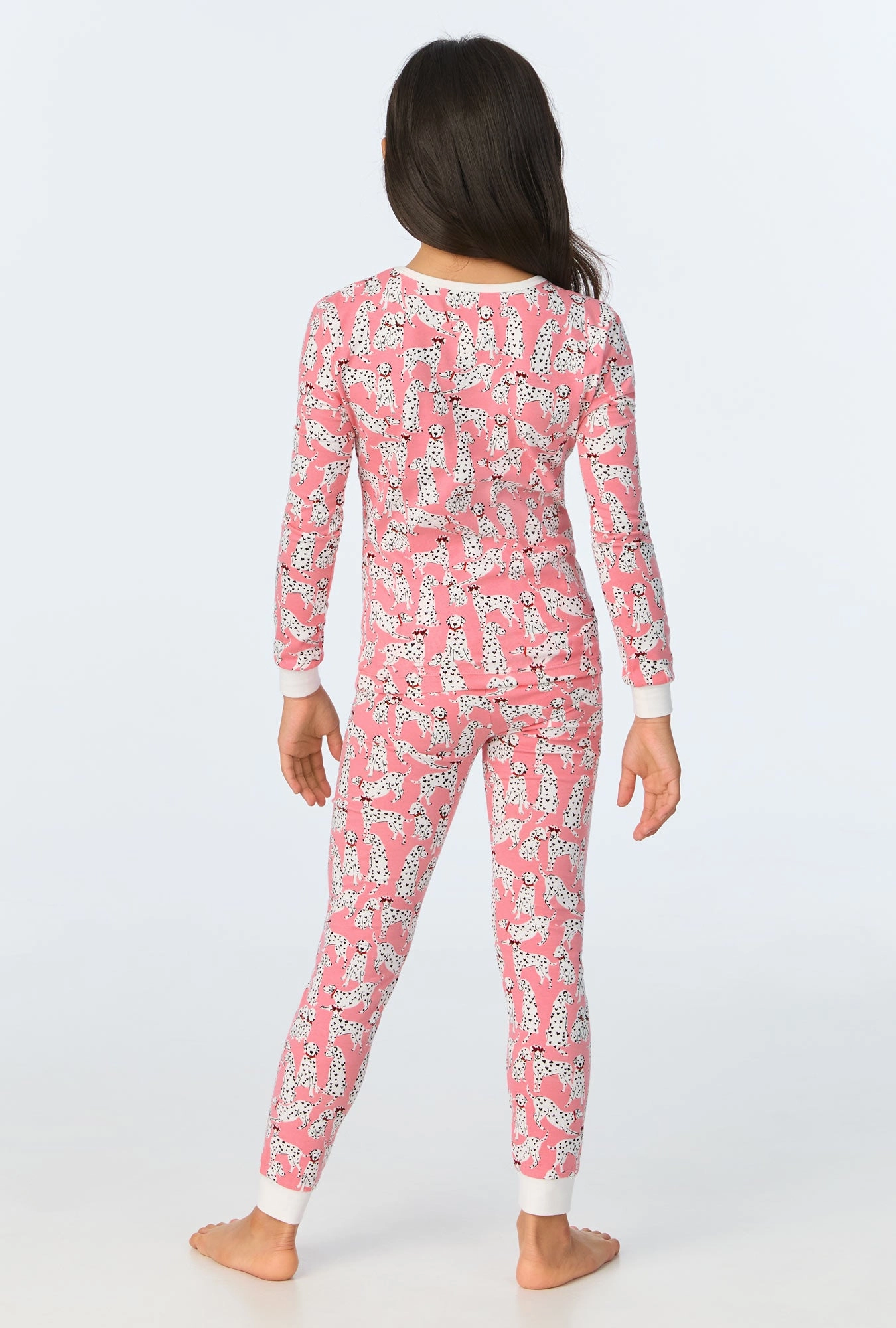 Love Spot Long Sleeve Stretch Jersey Kids PJ Set