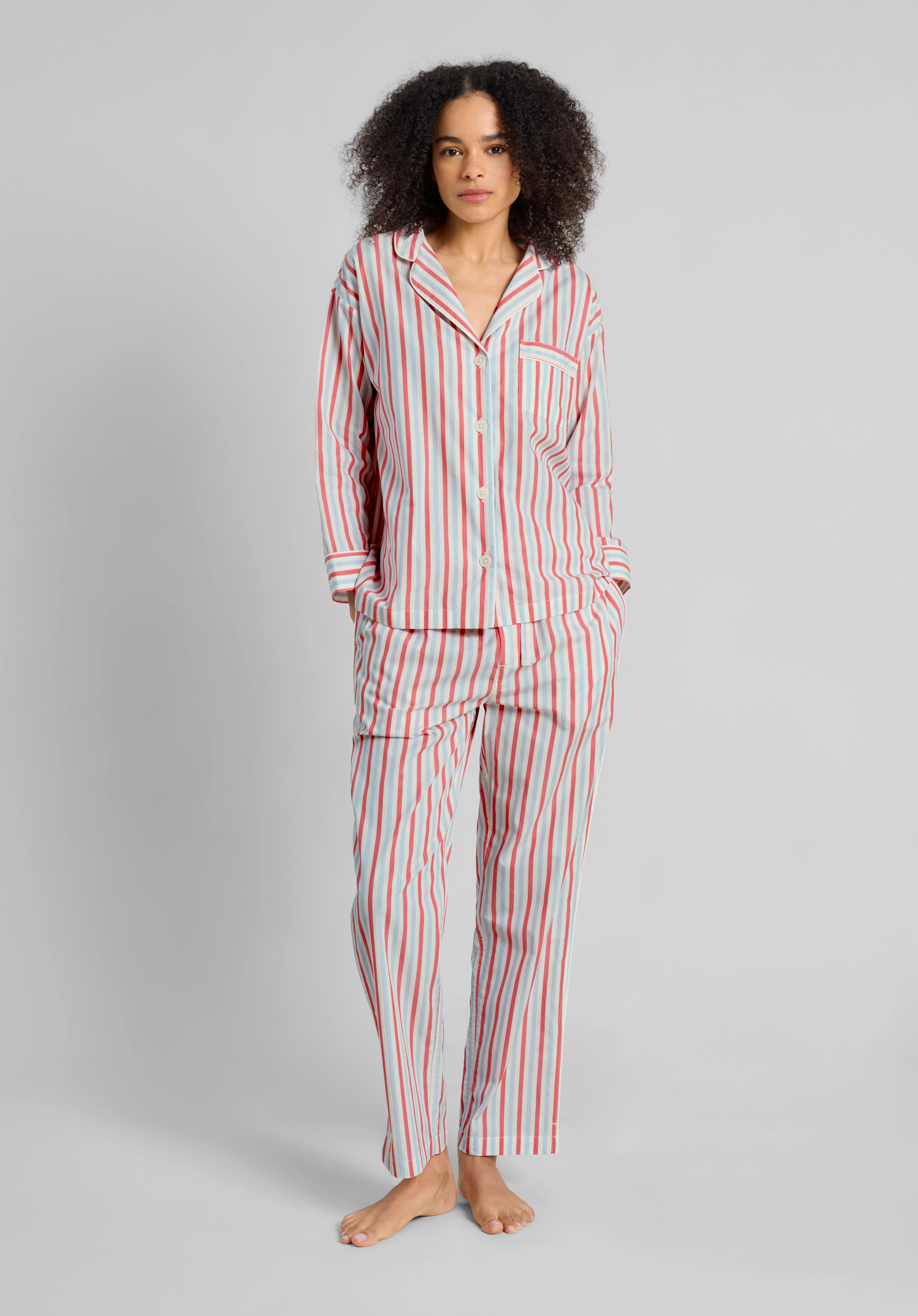 Marina Pajama Set in Nostalgic Stripe