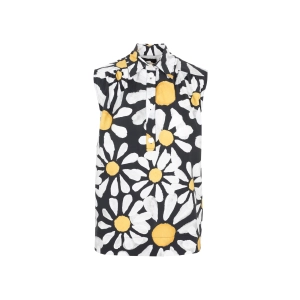 Marni Daisy Printed Poplin Top