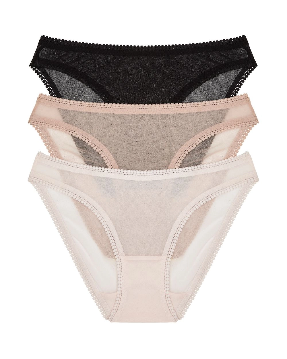 Mesh Hip Bikini 3 Pack