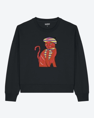 Miss Pompom Sassy Cat Sweatshirt