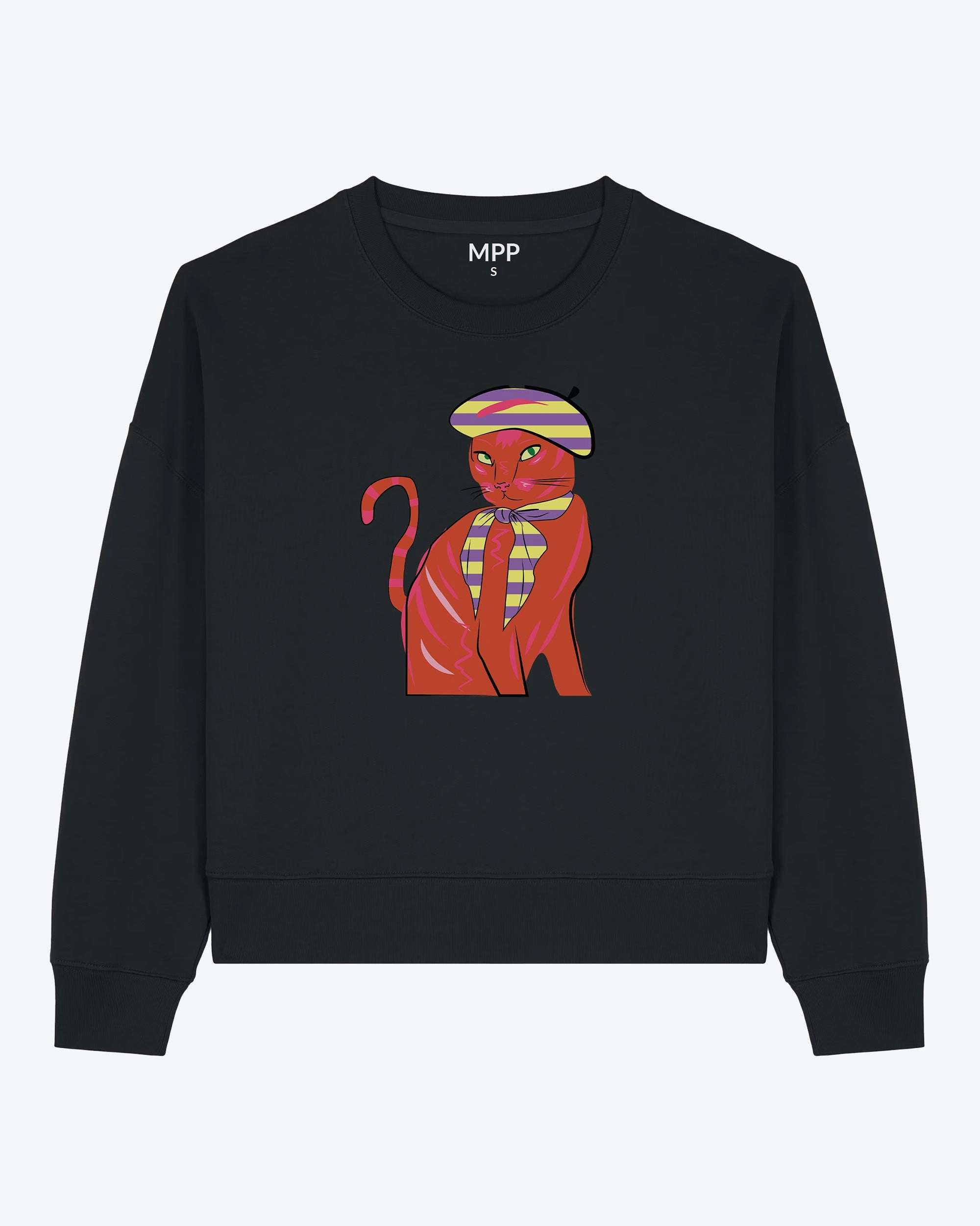 Miss Pompom Sassy Cat Sweatshirt