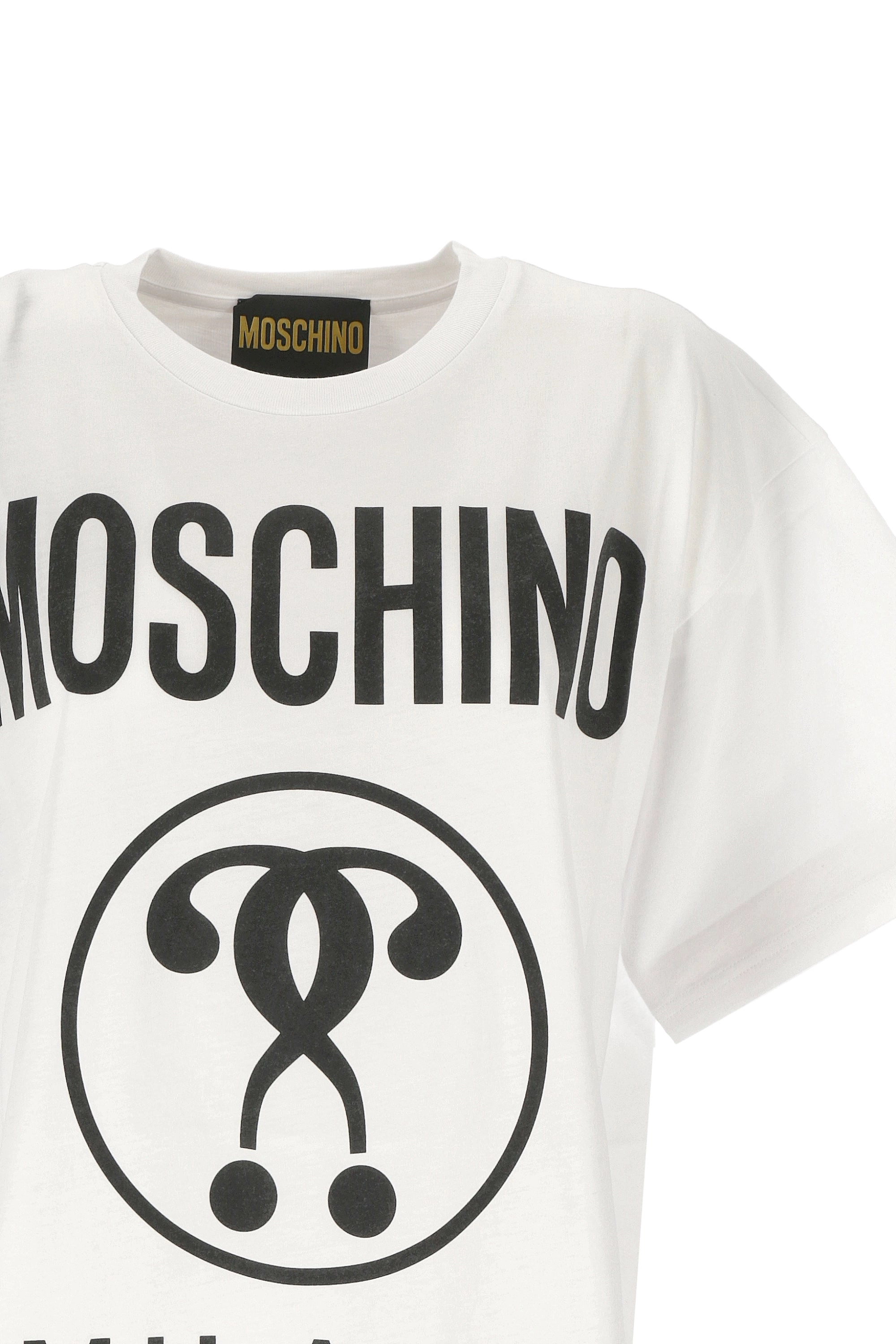 Moschino Logo Printed Crewneck T-Shirt