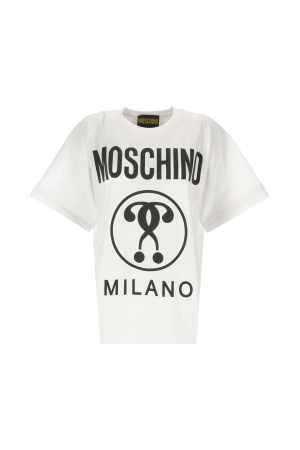 Moschino Logo Printed Crewneck T-Shirt