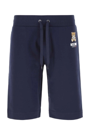 Moschino Teddy-Print Drawstring Track Shorts