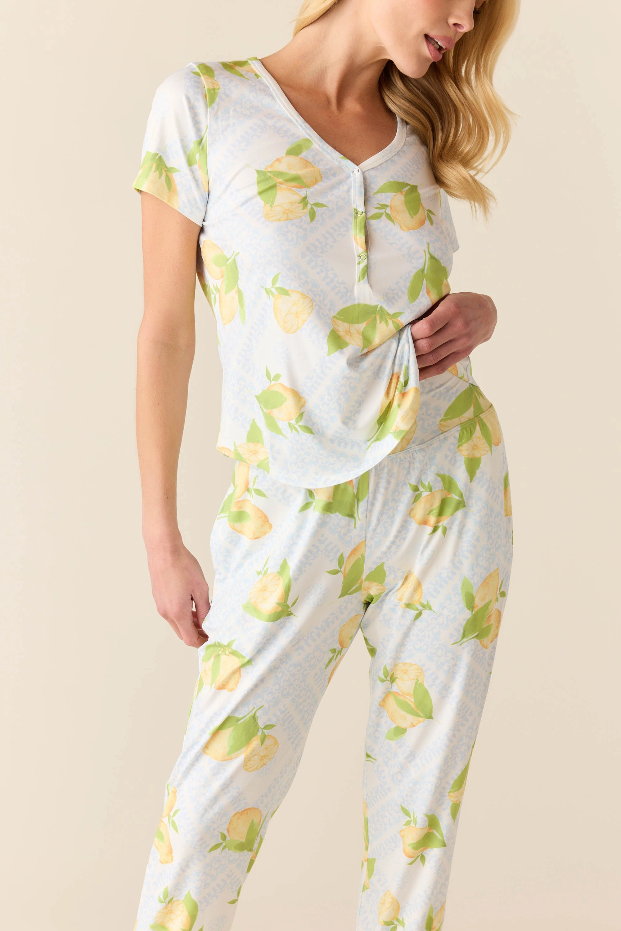 Nadia PJ Set | Lemon Spritz
