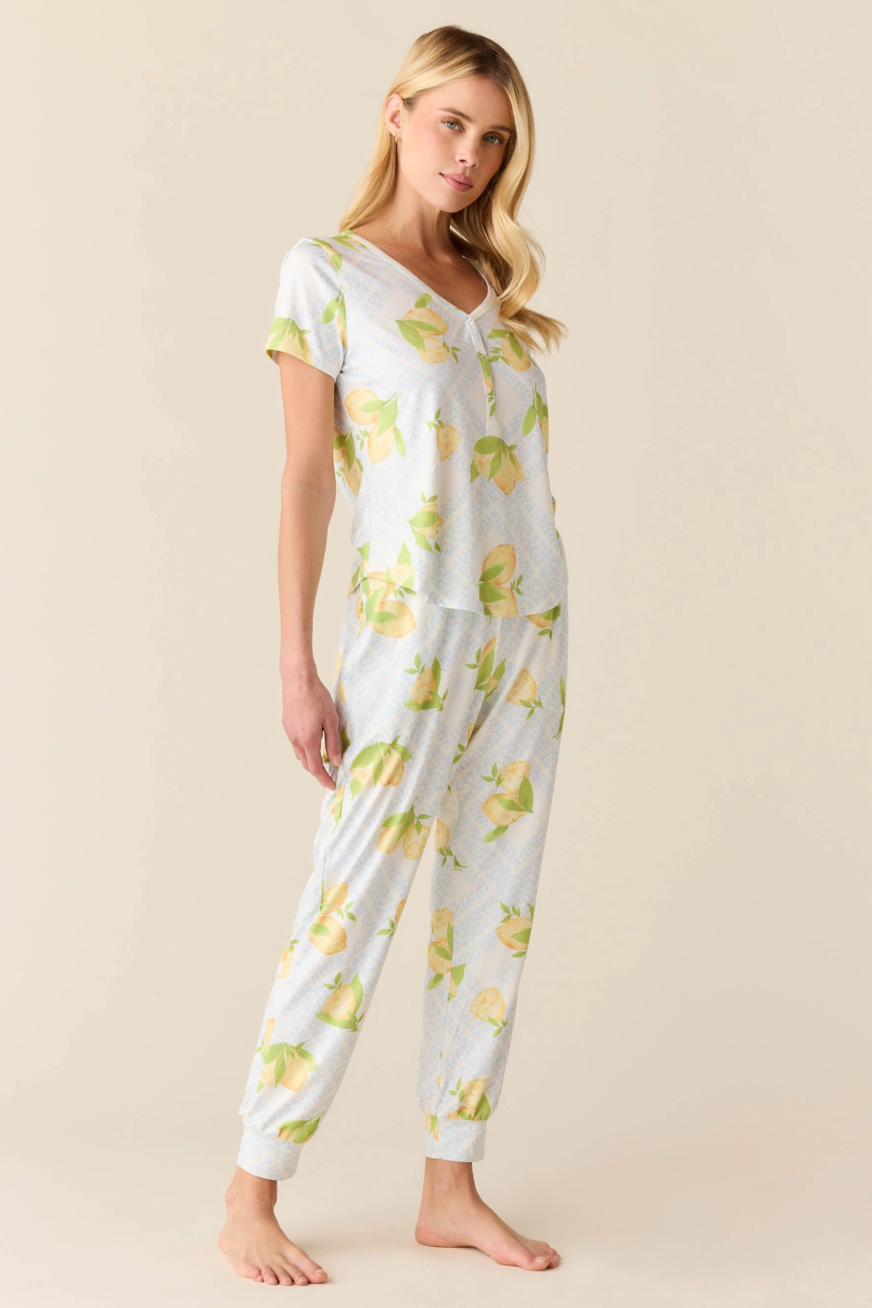 Nadia PJ Set | Lemon Spritz