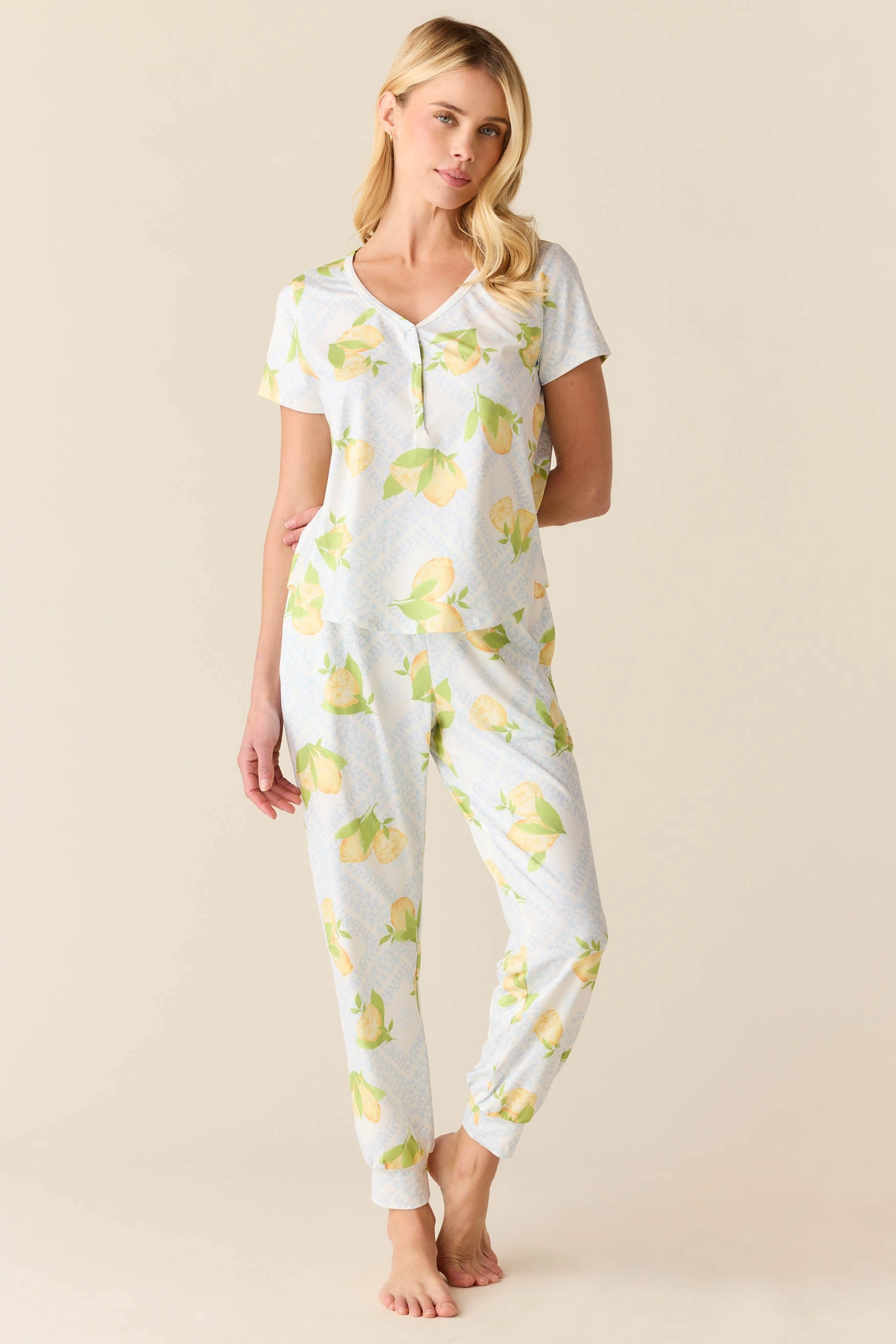 Nadia PJ Set | Lemon Spritz
