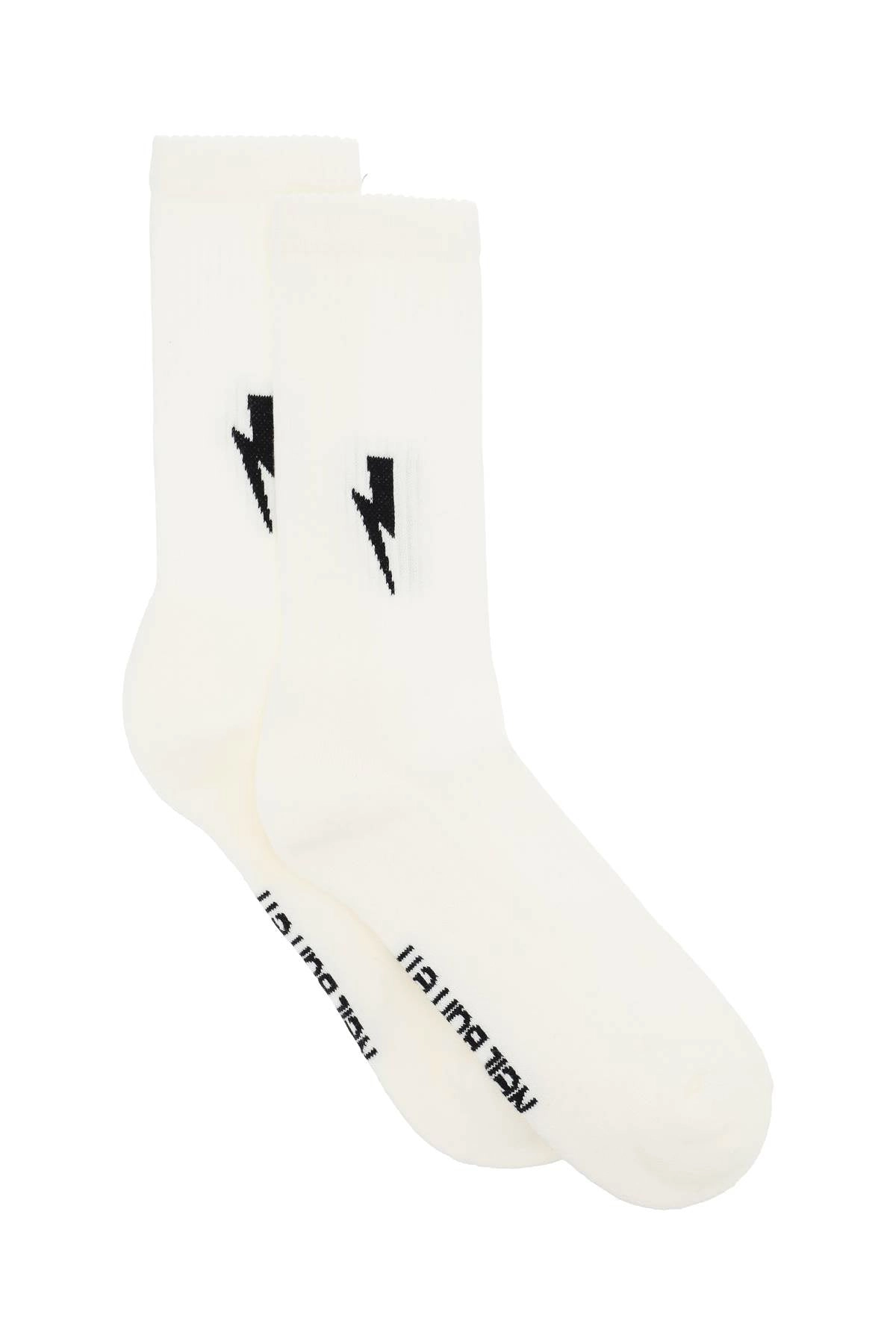 Neil Barrett Logo Intarsia Socks