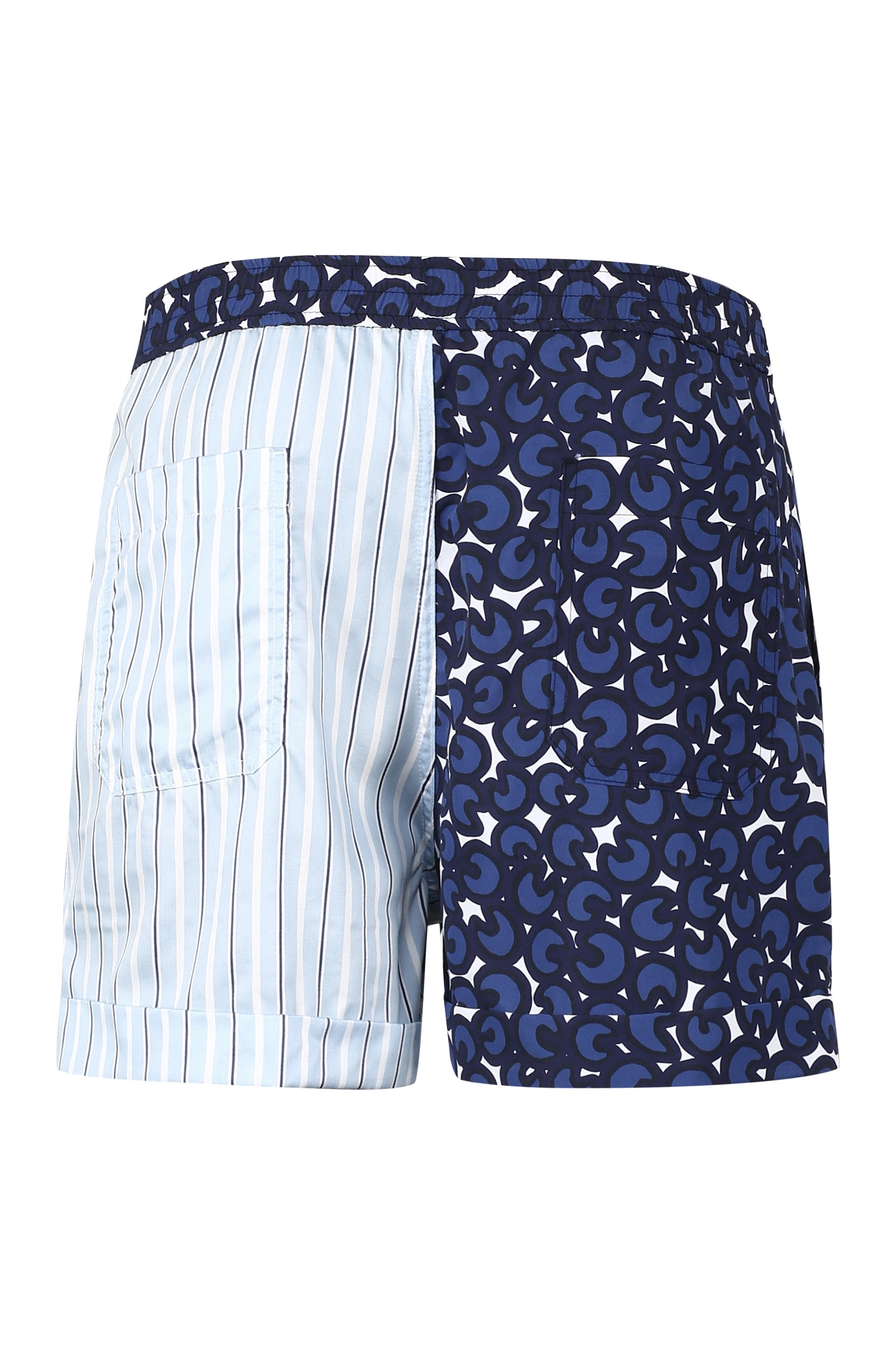 Neil Barrett Printed Panelled Shorts