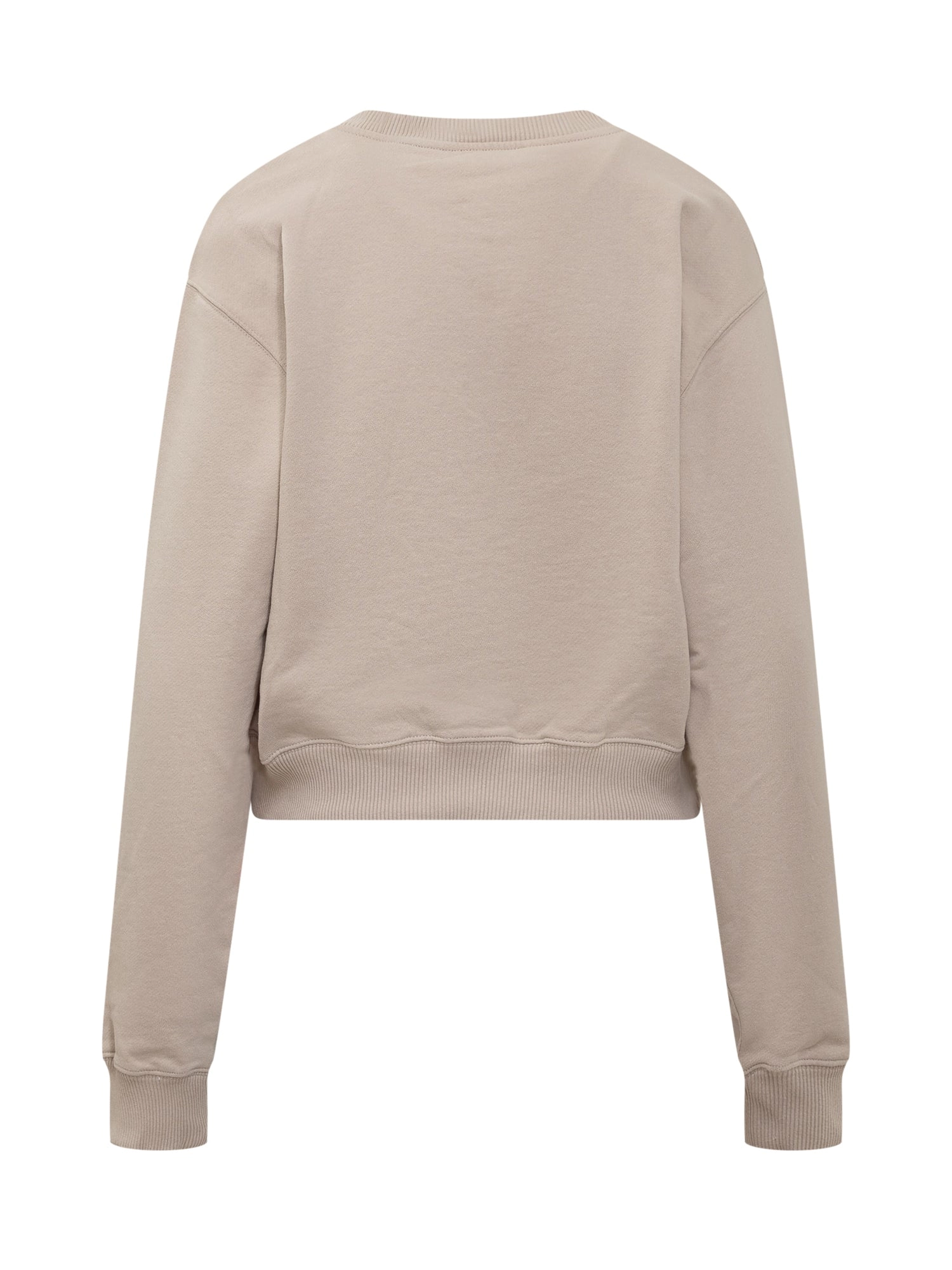 Off-White Floral Printed Crewneck Sweatshirt