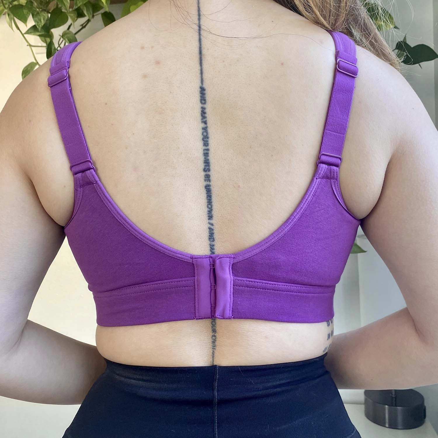 Organic Cotton Bra - Grape Escape