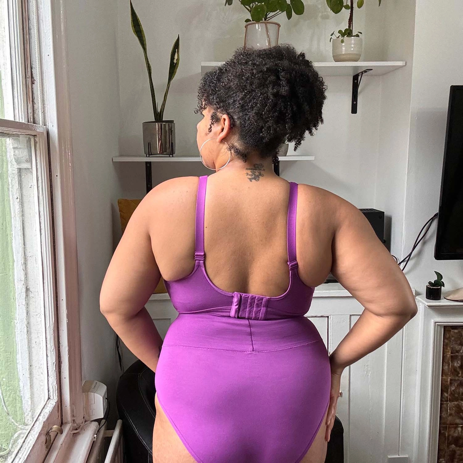 Organic Cotton Bra - Grape Escape