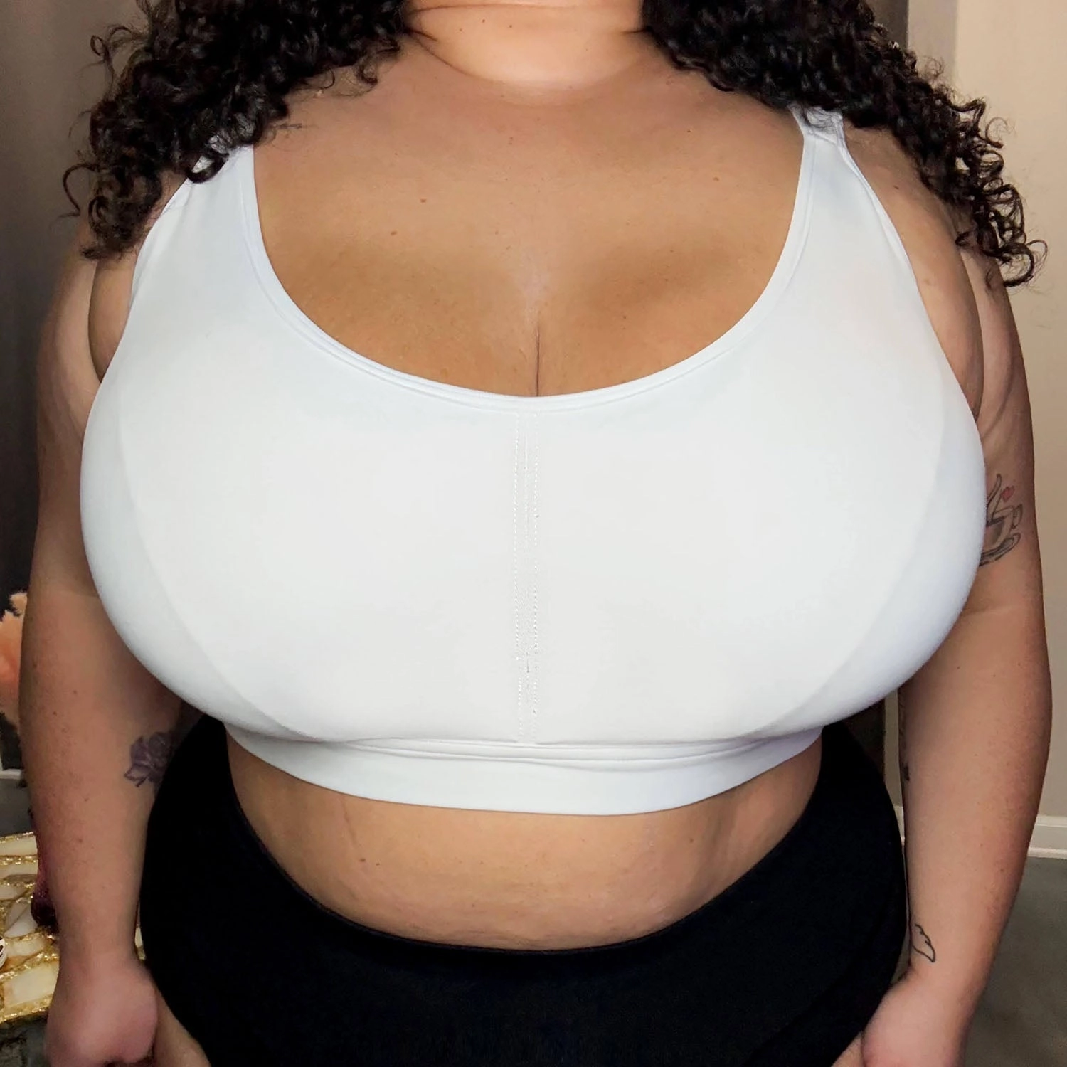 Organic Cotton Bra - White