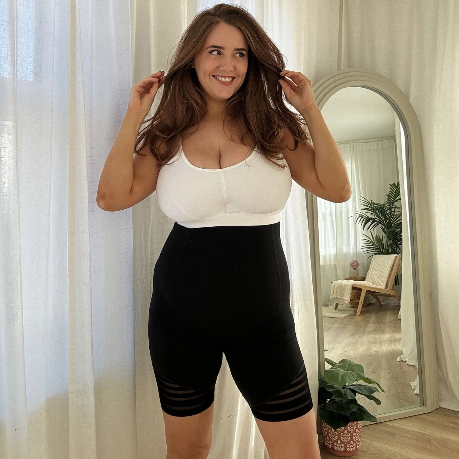 Organic Cotton Bra - White