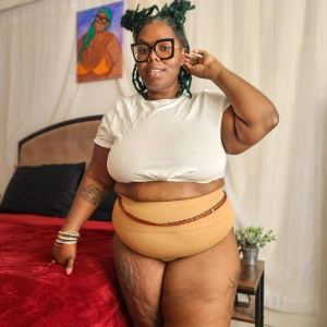 Organic Cotton Cheeky High Leg Panties - Caramel
