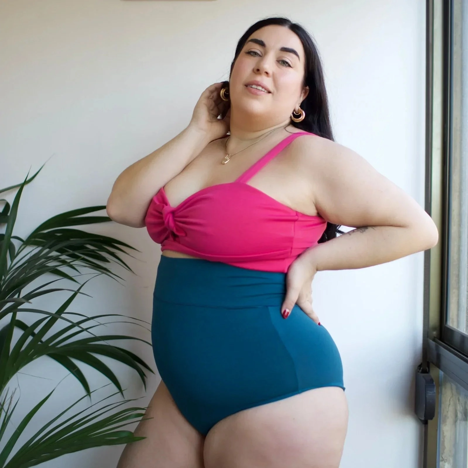 Organic Cotton Super High Waist Panties - Aurora