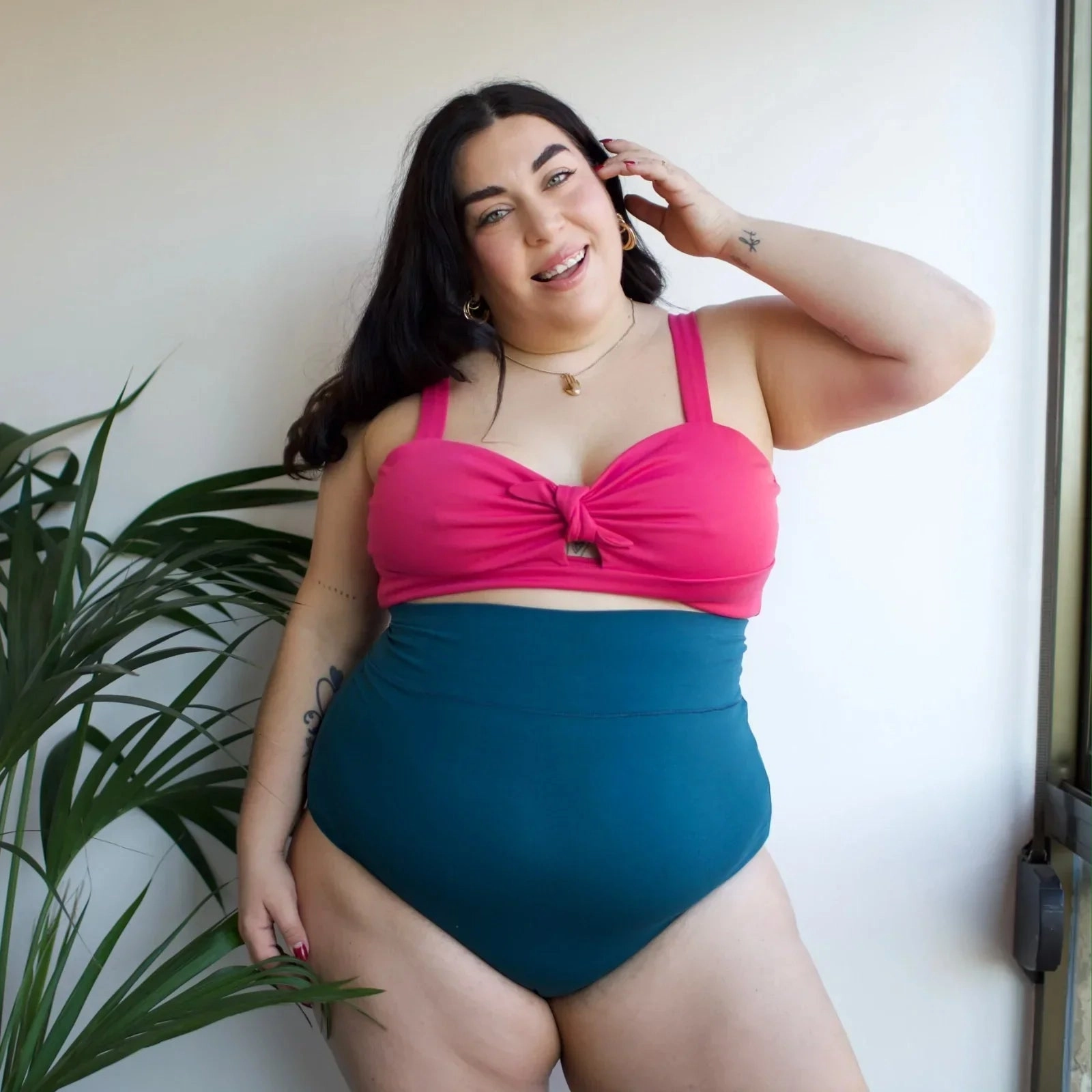 Organic Cotton Super High Waist Panties - Aurora