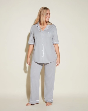 Pigiama Con Top A Maniche Corte E Pantaloni