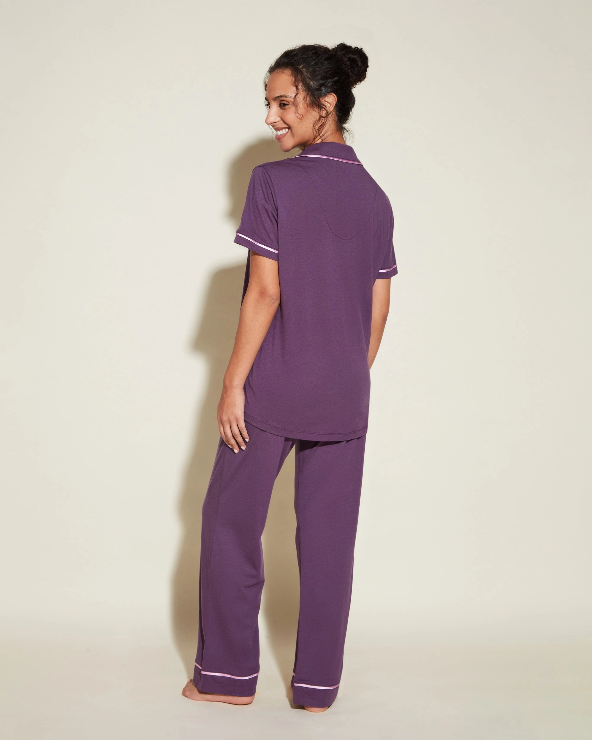 Pigiama Con Top A Maniche Corte E Pantaloni