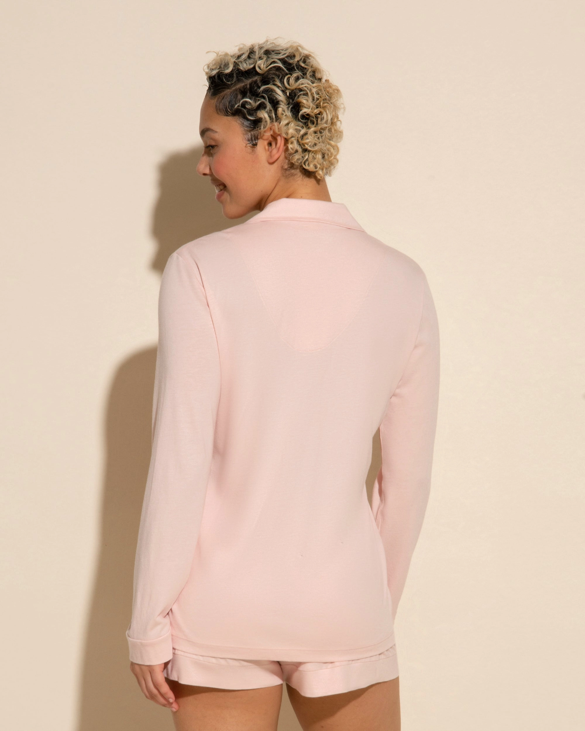 Pigiama Con Top A Maniche Lunghe E Boxer