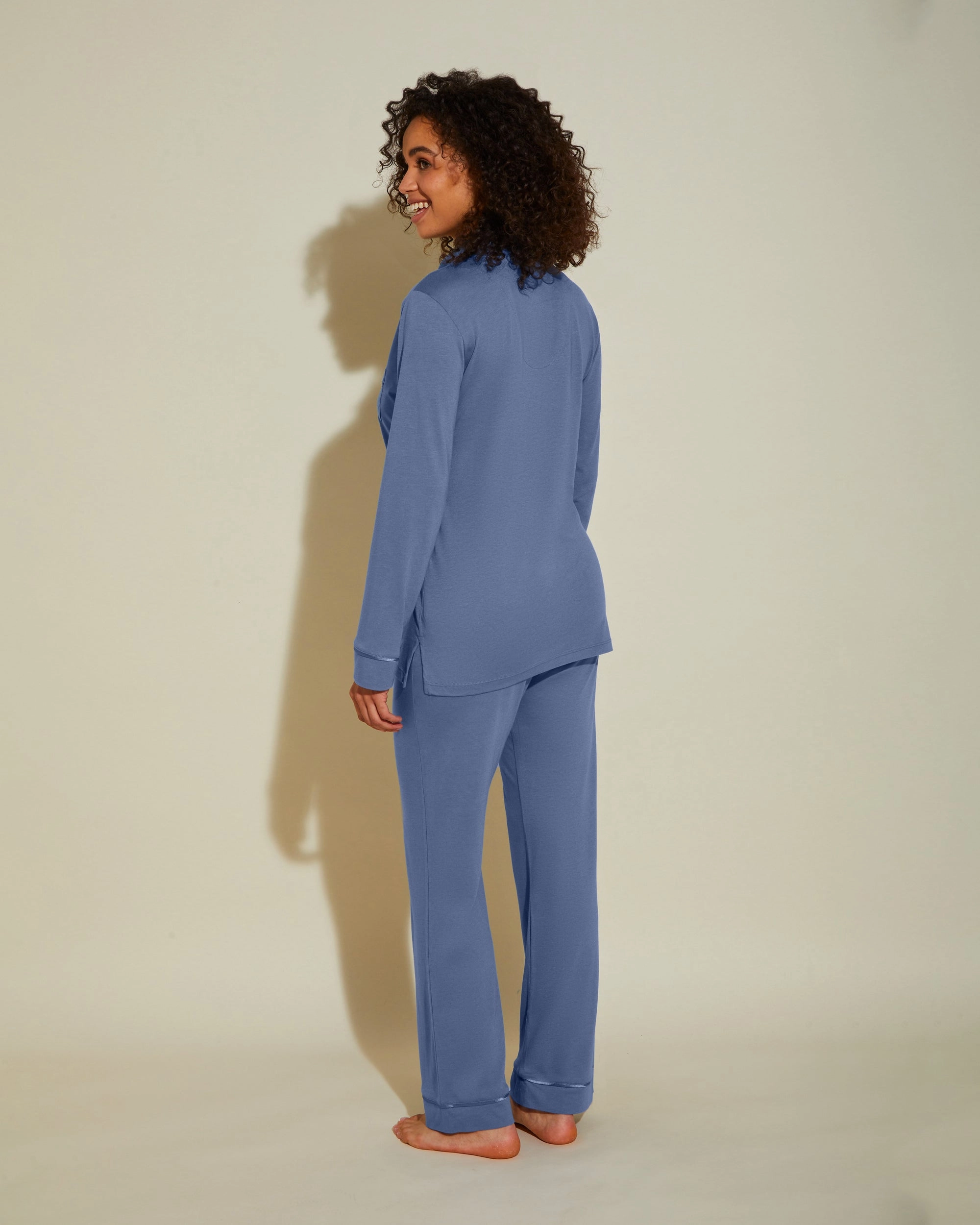 Pigiama Con Top A Maniche Lunghe E Pantaloni