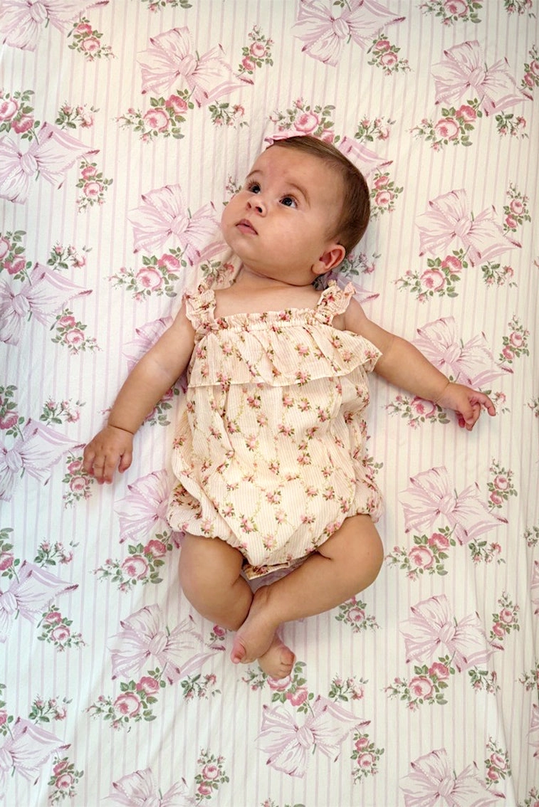 Rosa Beaux Cotton Crib Sheet