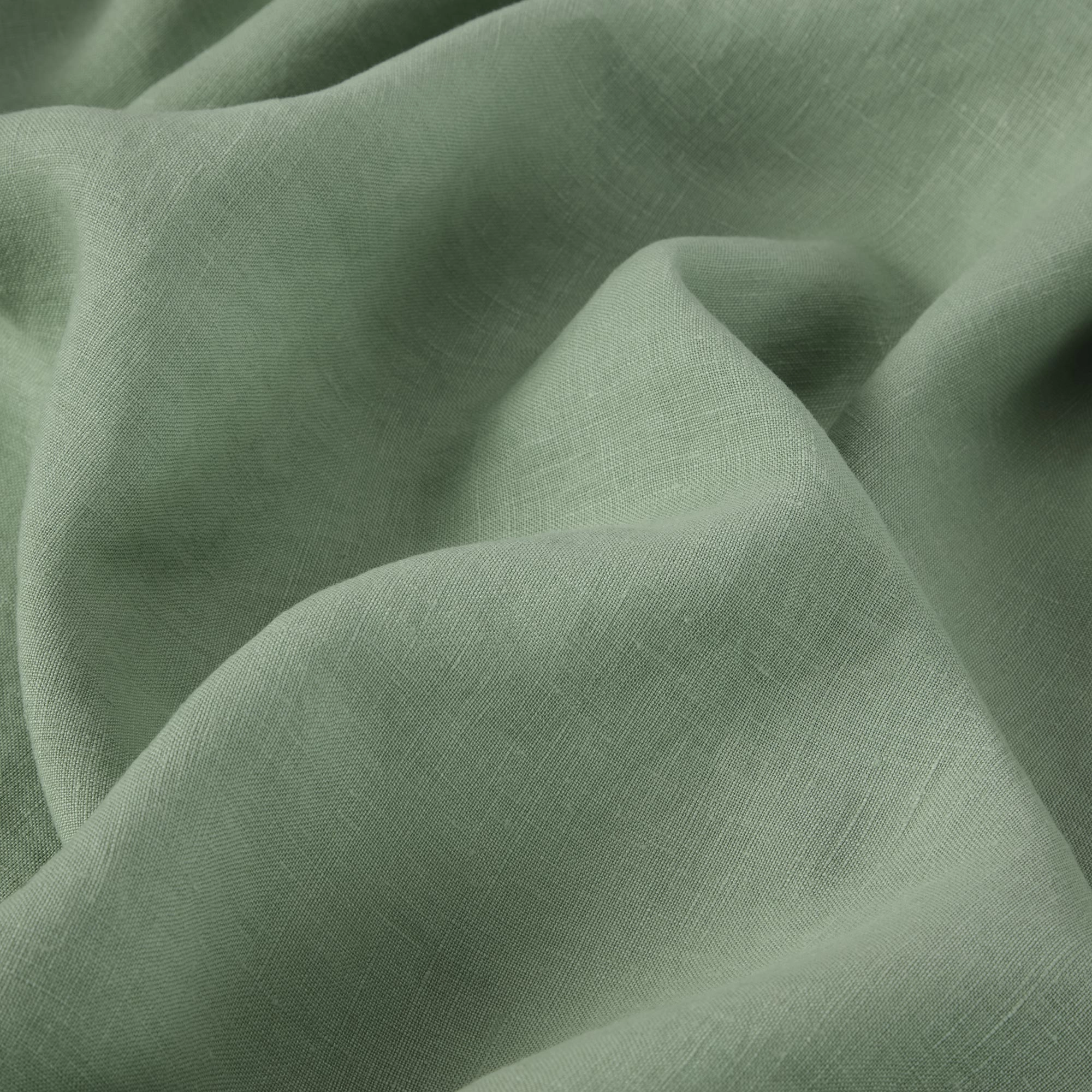 Sage Green 100% Linen Fitted Sheet