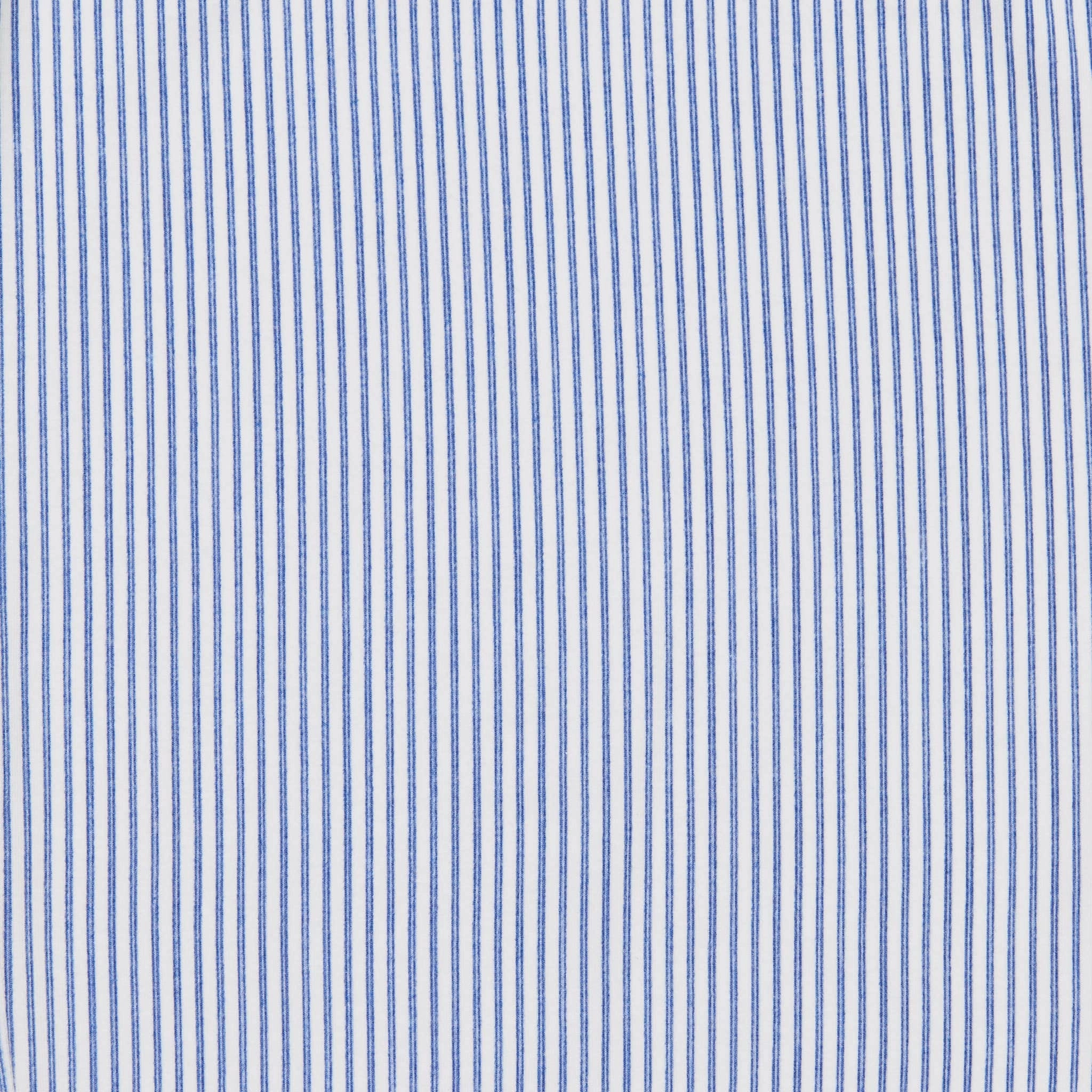 Simple Stripe Pima Knit Long-Sleeved Short Set