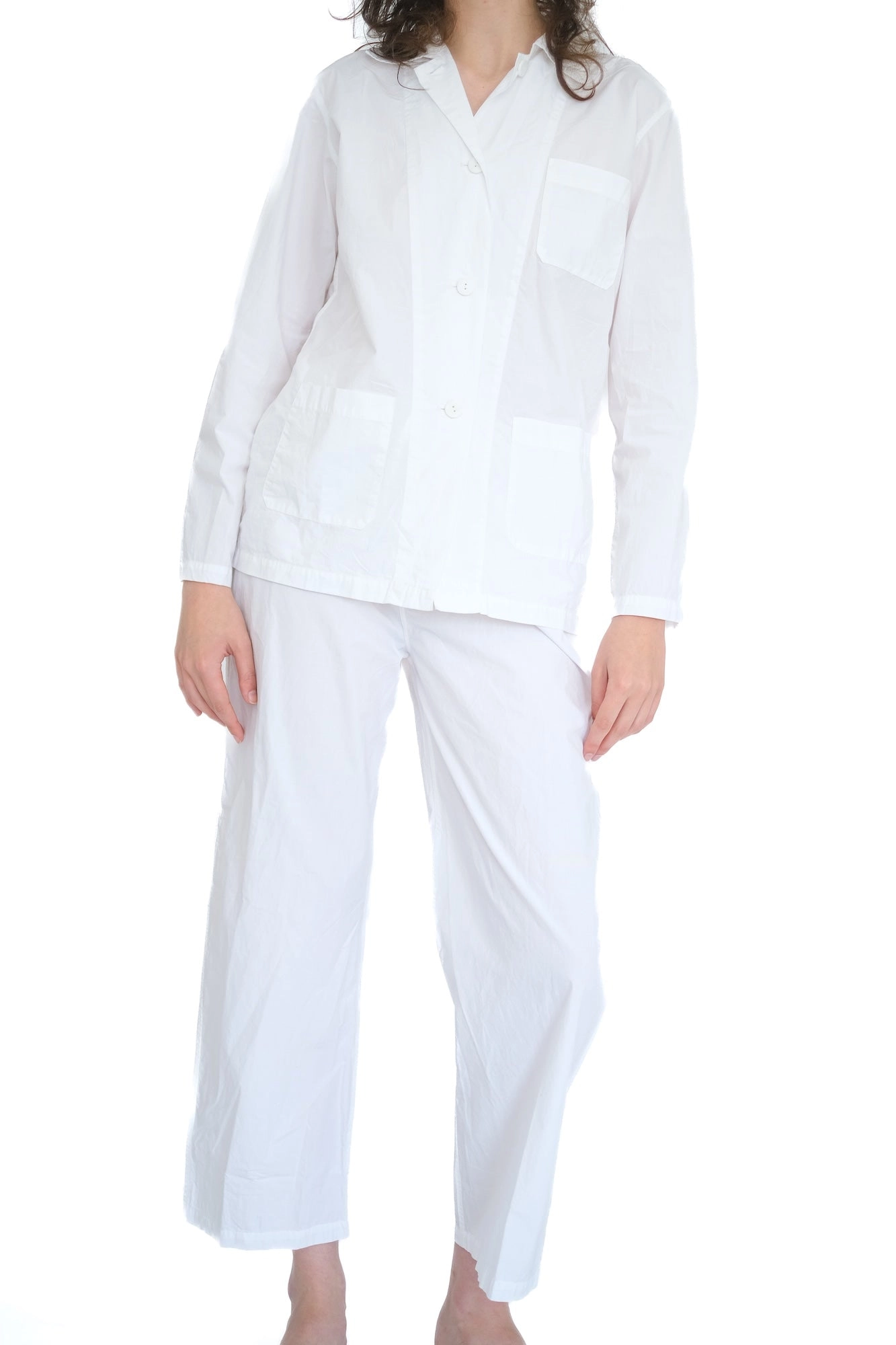 Slim Frenchie Pants,  White