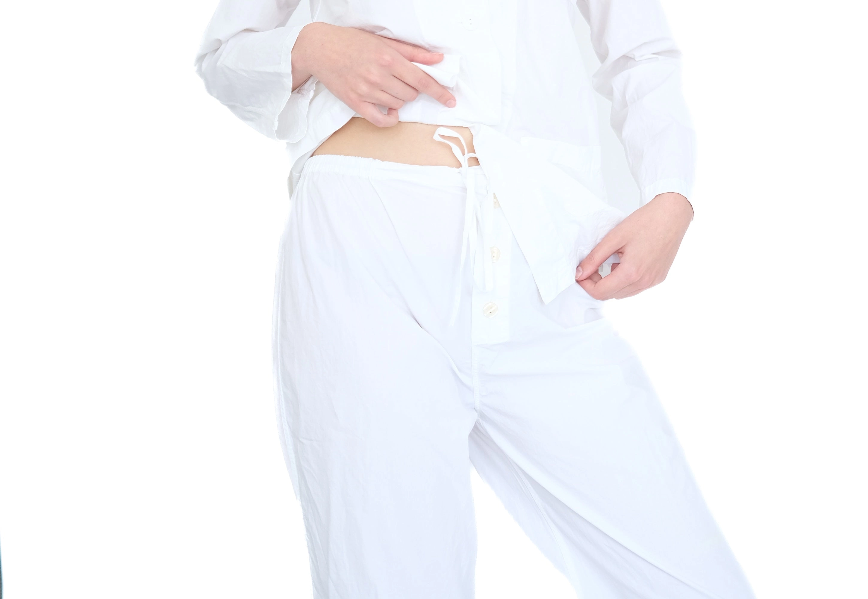 Slim Frenchie Pants,  White