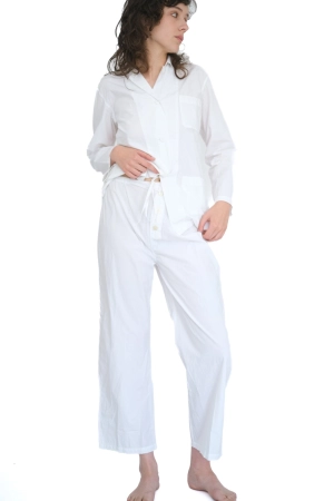 Slim Frenchie Pants,  White