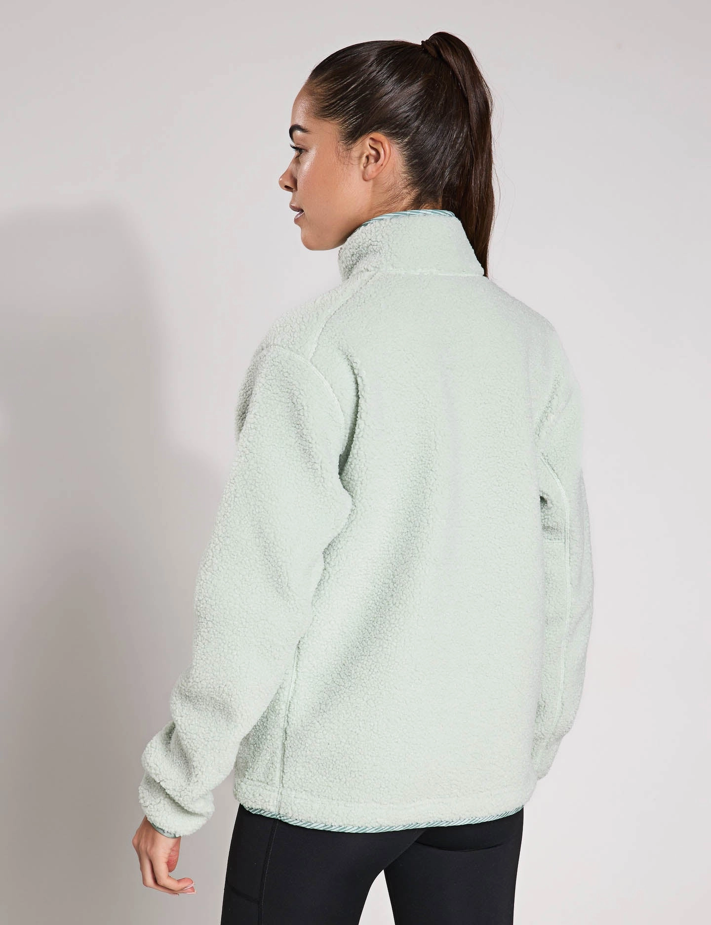 Terrex Xploric High Pile Fleece Pullover Sweatshirt - Linen Green