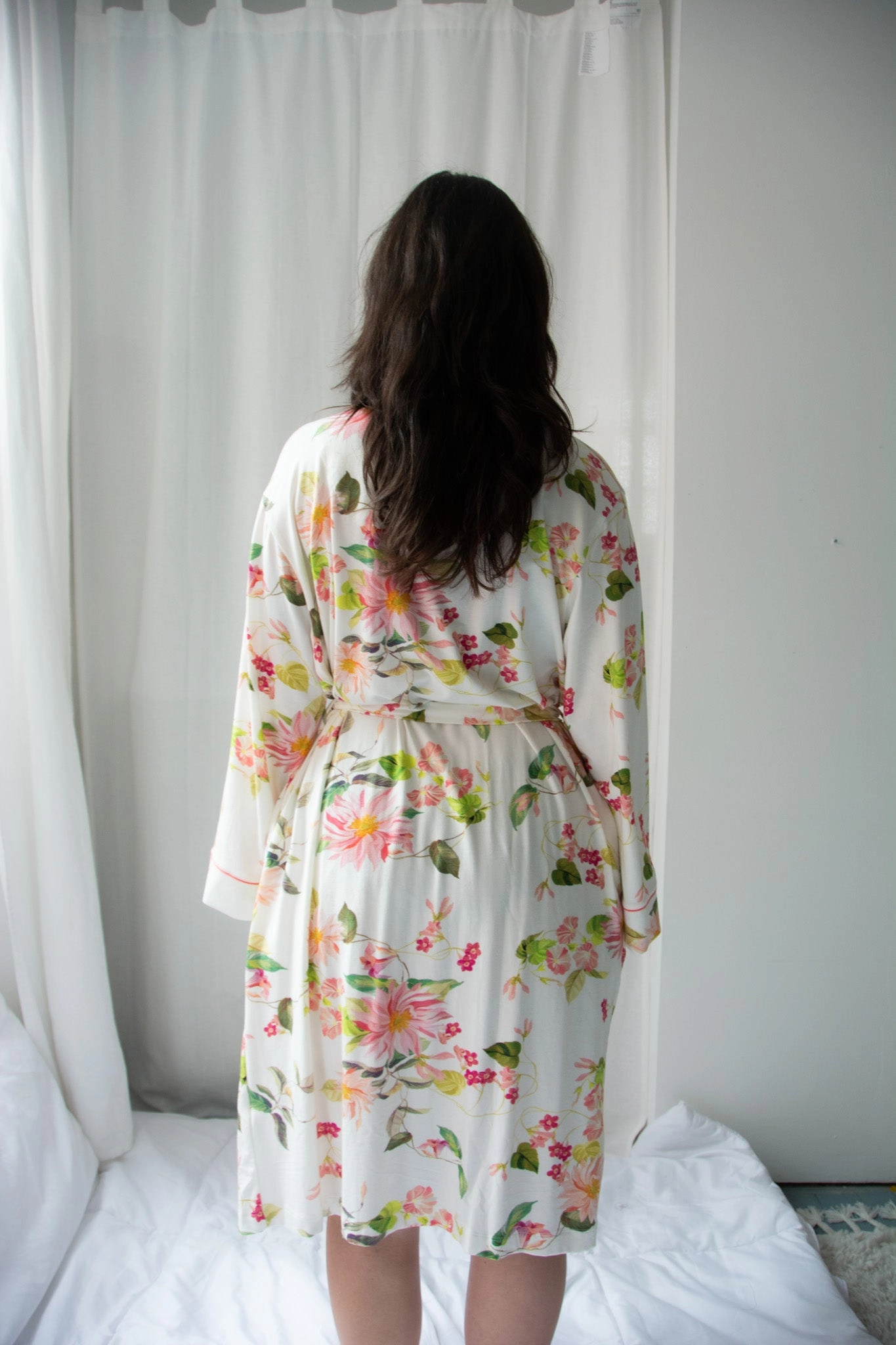 The Cat's Pajamas Carolina Pima Knit Kimono Robe