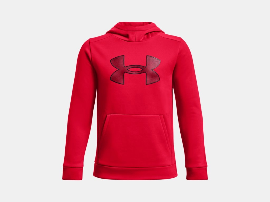 Under Armour Boys Armour Fleece Big Logo Hoodie